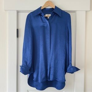 COS Women's Deep Blue Blouse